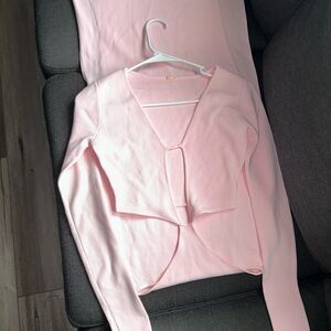 SAME Pink Womens Maxi Dress With Slits and Cut Out